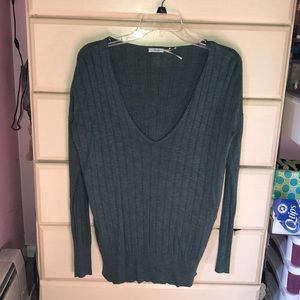 Cozy ribbed, V neck sweater